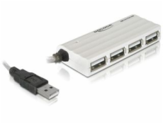 DeLock externú slim USB 2.0 hub 4portový
