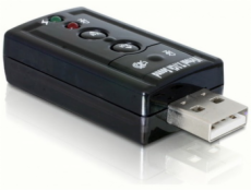 DeLock USB audio adaptér Virtual 7.1