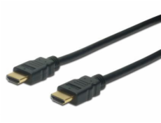 Digitus Highspeed Ethernet HDMI (1.4) prepojovací kábel, 3x tienený, AWG 30, 3m, pozl. kontakty
