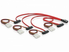 DeLock kábel SAS mini 36-pin / 4x SAS 29-pin 50 cm