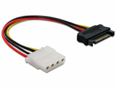 Power Adapter SATA 15-pin samec na Molex samice 4-pin, 12cm