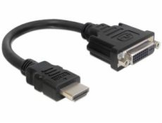 DeLock adaptér HDMI samec&gt; DVI 24 +1 samice, 20 cm