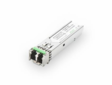 DIGITUS 1.25 Gbps SFP Module, Up to 80km, Singlemode, LC Duplex Connector 1000Base-LX, 1550nm