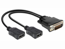 Delock adaptér DMS-59 samec&gt; 2 x HDMI samica 20 cm