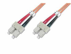 DIGITUS Fiber Optic Patch Cord, SC to SC, Multimode, OM2, 50/125 µ, Duplex Length 3m