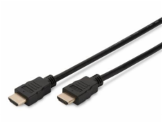 Digitus Highspeed Ethernet HDMI (1.4) prepojovací kábel, 3x tienený, AWG 30, 10m, pozl. kontakty