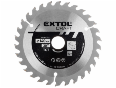 Kotouč pilový s SK plátky, 160x1,4x20mm, 36T, šířka SK plátku 2,7mm, EXTOL CRAFT