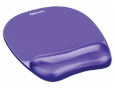 Fellowes Crystal Gel Maus opierka na ruku fialova