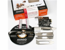 AXAGO - PCEA-PS PCI-Express adapter 1x paralel + 2x sér. + LP
