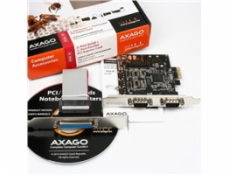 AXAGO - PCEA-SP PCI-Express adapter 2x seriový port + 1x par.
