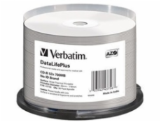 Verbatim CDR 700/80, 52x, white thermal printable, nonID,  50 cievka