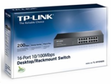TP-Link Switch 16-Port/100Mbps/Rack
