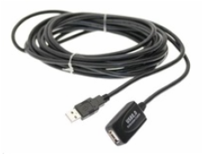 PREMIUMCORD USB 2.0 repeater a prodlužovací kabel A/M-A/F 5m