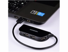 AXAGON - HUE-X4B externí 4x USB2.0 READY BLACK hub