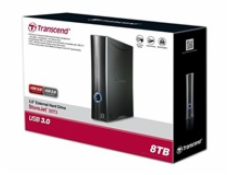 TRANSCEND externí HDD 3,5" USB 3.0 StoreJet 35T3, 8TB, Black, Turbo