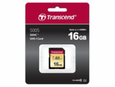 Transcend SDHC 500S         16GB Class 10 UHS-I U1 V30