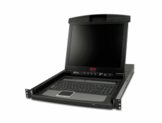 APC 17" Rack LCD Console with Integrated 8 Port Analog KVM Switch