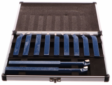 Soustružnické nože, sada 11ks, 8x8mm, uloženo v kufru, GEKO