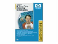 HP Advanced Glossy Photo Paper, 10 x 15cm, 25ks,