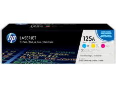 CF373AM C/M/Y Tri-pack Tonerové náplne HP125A LaserJet