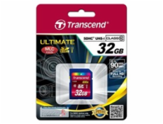 TRANSCEND SDHC Class 10 UHS-I, 600X, 32GB (Ultimate)