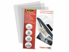 Fellowes lamino. folie 54x86 mm 125 mic leskly - 50 kusov