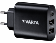 Varta Wall nabijacka 27W 2 x USB 2,4A + USB Typ C 3,0A