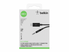 Belkin RockStar 3,5mm Aud./USB-C kabel 1,8m cier. F7U079bt06-BLK