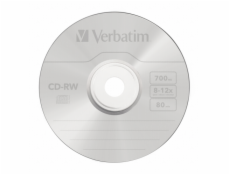 1x10 Verbatim CD-RW 80 / 700MB 10x Speed, Cakebox