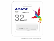 ADATA Flash Disk 16GB USB 2.0 DashDrive UV110, bílý