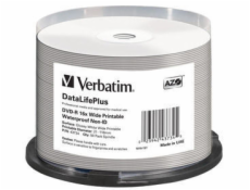 1x50 Verbatim DVD-R 4,7GB 16x Wide glossy waterproof print