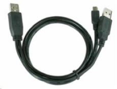 KABEL USB Mini 5-pin 0.9m Dual USB