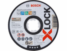 Plochý řezný kotouč Bosch Multi Material systému X-LOCK, 125×1,6×22,23 - 2608619270