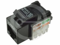 Keystone Solarix CAT5E UTP RJ45 čierny zařezávací