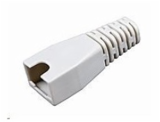 Ochrana RJ45 s výrezom ŠEDÁ (100ks)
