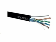 Venk.inst.kabel Solarix CAT5E FTP PE 305m samonos.