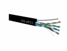 SOLARIX kábel vonkajší s FTP PE CAT5E 305m/balenie