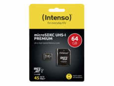 INTENSO Micro SDXC karta 64GB Class10, UHS-1