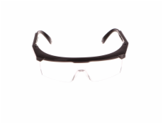 Brýle ochranné čiré, nastavitelná délka nožiček, zorník třídy F proti oděru, EXTOL CRAFT