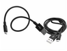 Verbatim Micro USB Cable Sync & Charge 100cm black + 30 cm black