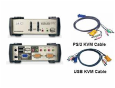 ATEN KVM switch CS-1732BC USB Hub 2PC audio + USB-PS / 2