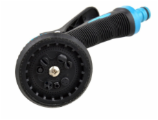 Postřikovač zahradní na hadici, 10-funkční, různé tvary vodního paprsku, plast, GEKO