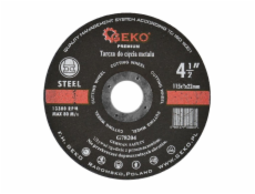 Kotouč řezný na kov, 115x2mm, GEKO PREMIUM