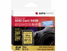 AgfaPhoto SDXC UHS II       64GB Professional High Speed U3 V90