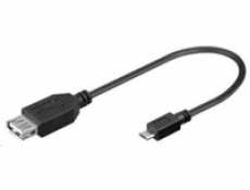 KABEL USB A - MicroB 0.3m