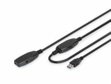 DIGITUS Aktives USB 3.0 Predlzovaci kabel 10 m