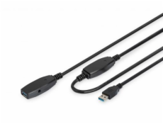 DIGITUS Aktives USB 3.0 Predlzovaci kabel 20 m