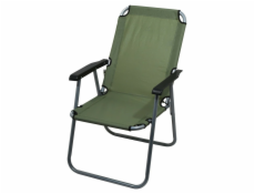 Židle kempingová skládací LYON tmavě zelená, CATTARA