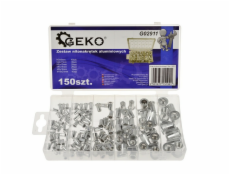 Sada hliníkových nýtovacích matic 150 ks GEKO