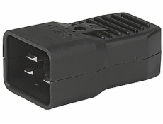PREMIUMCORD Konektor napájecí 230V na kabel (samec, IEC C20)